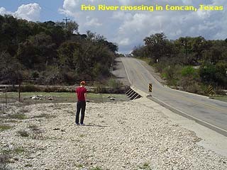 Frio River in Concan,Texas